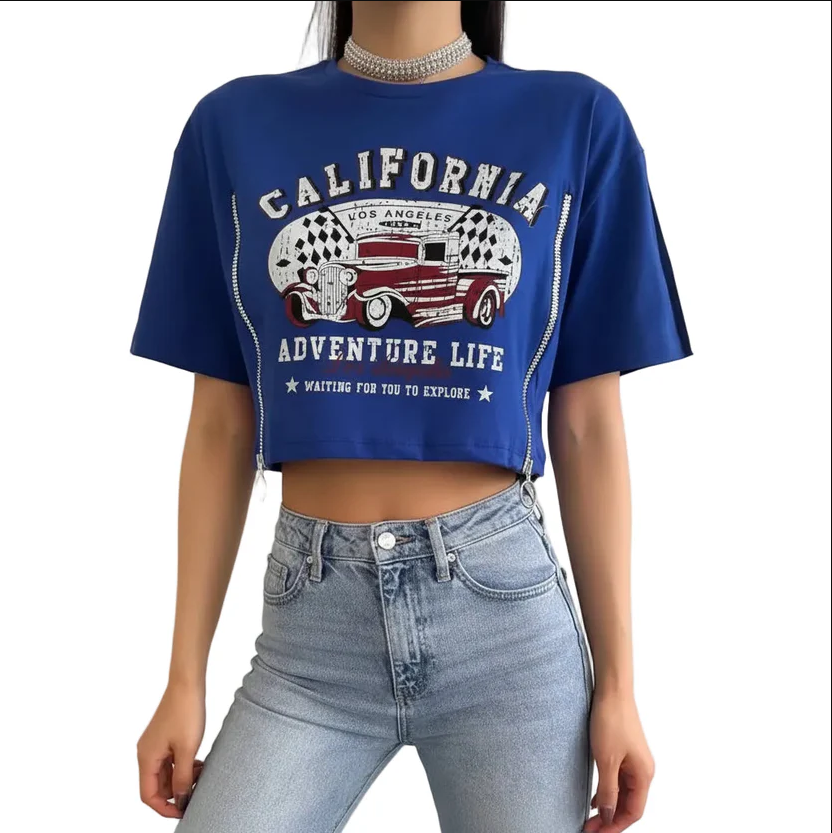 Trendy Versatile Women T-Shirt Slim Fit Cotton Casual T Shirt for Women Fashion Top