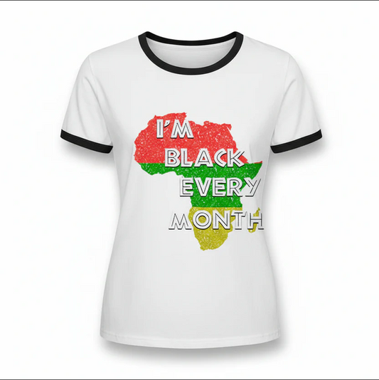 Africa Map Graphic T Shirt for Women Round Neck Printed T Shirt Modal Casual Fashion Tee